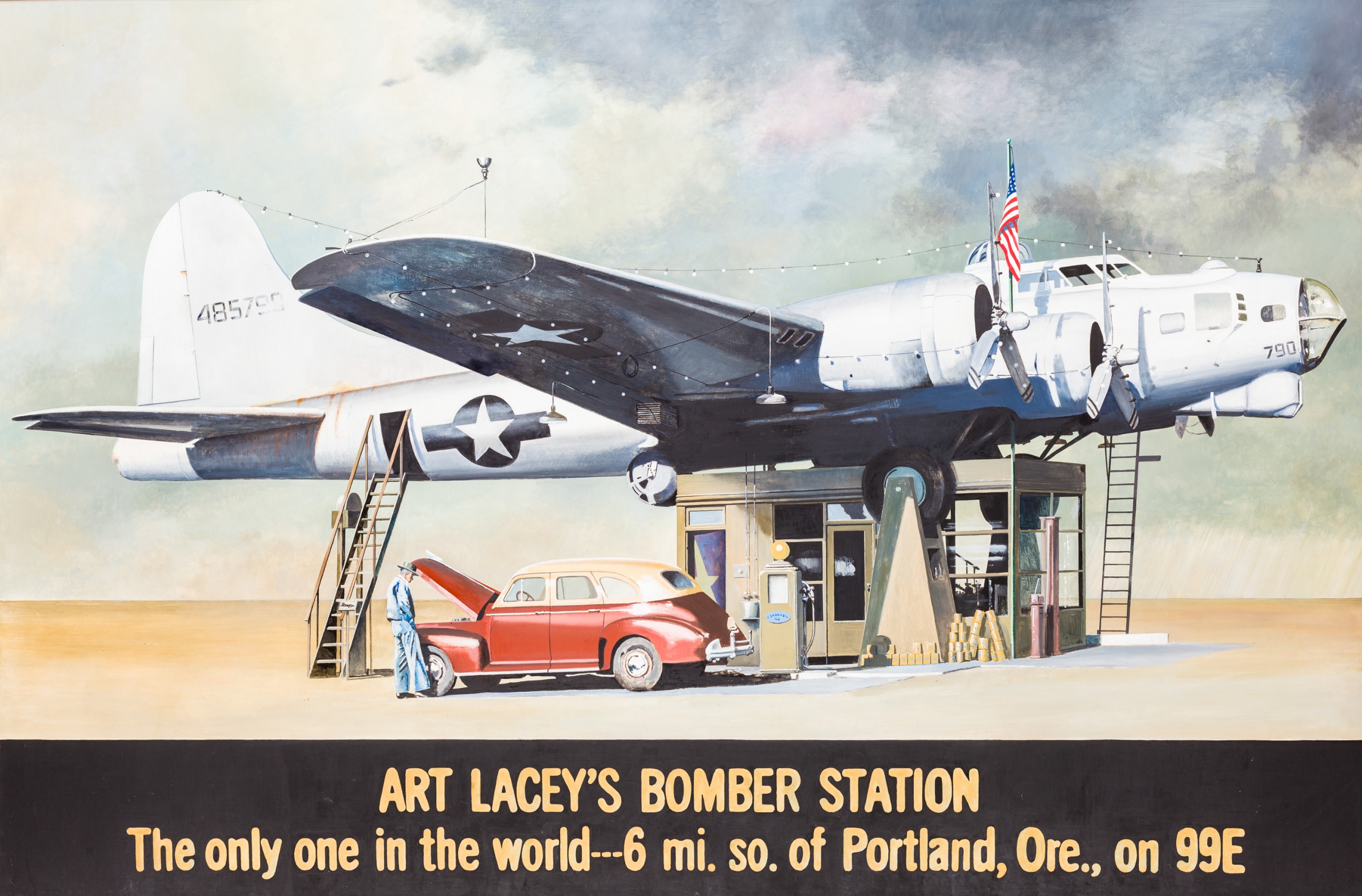 Franz Zadrazil, ART LACEY'S BOMBER STATION