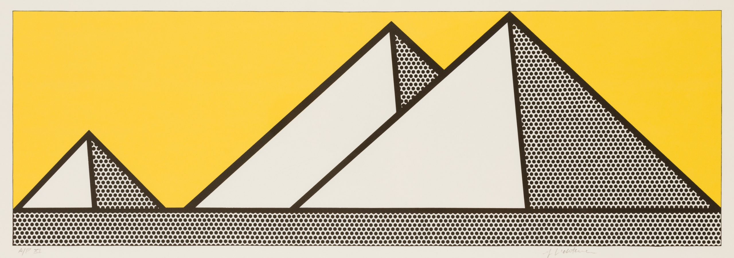 Roy Lichtenstein, Pyramides