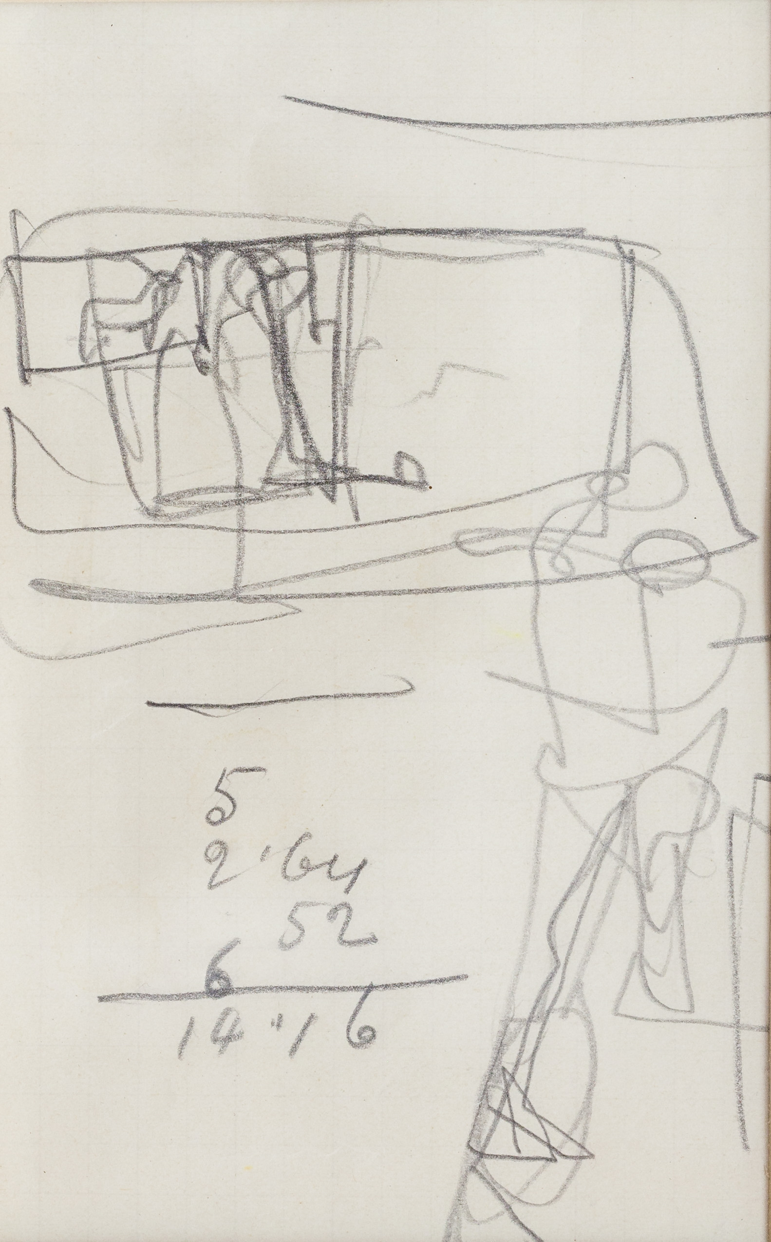 Egon Schiele, Ohne Titel (Skizze)