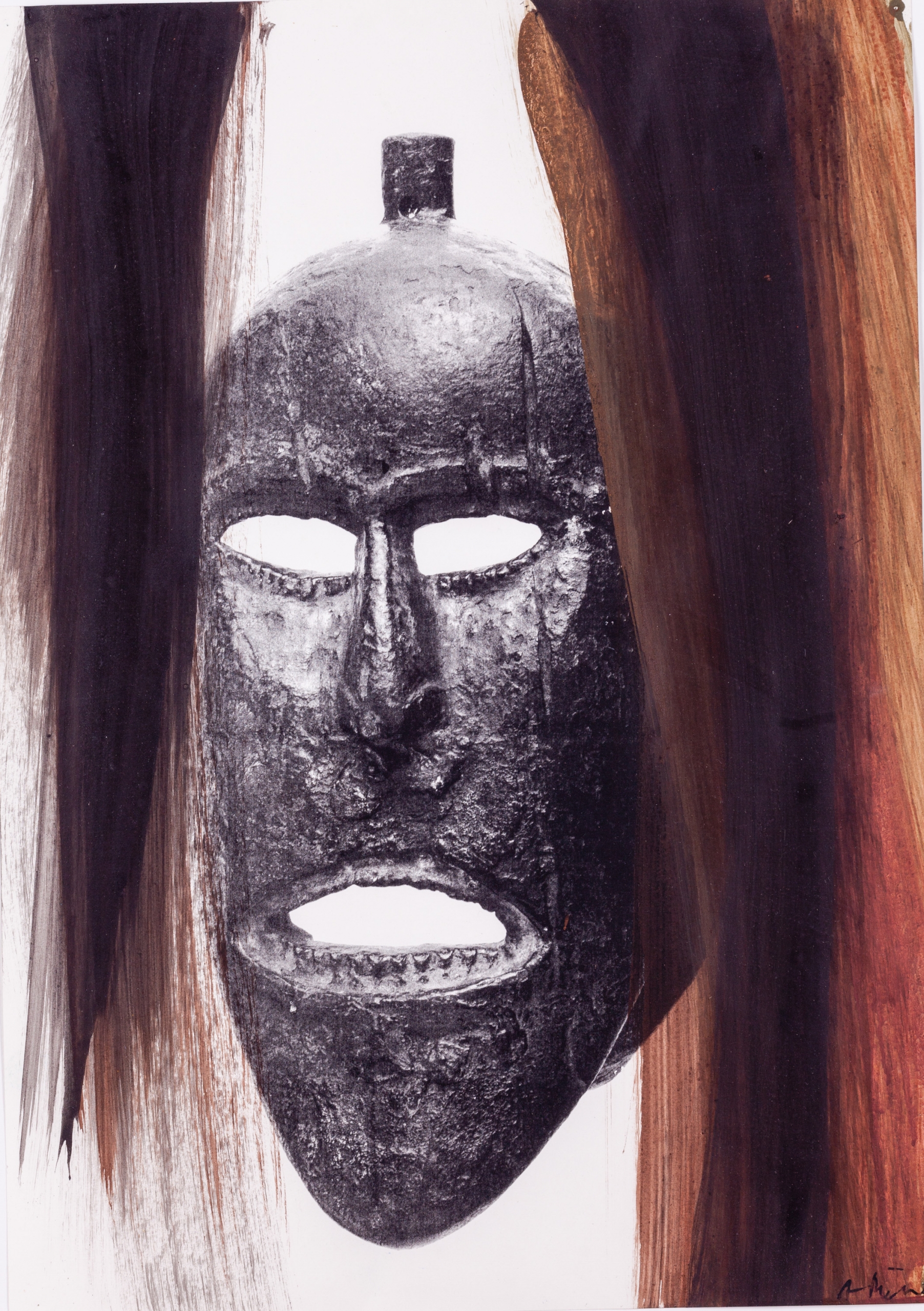 Arnulf Rainer, Ohne Titel (aus der Werkserie "Masken")