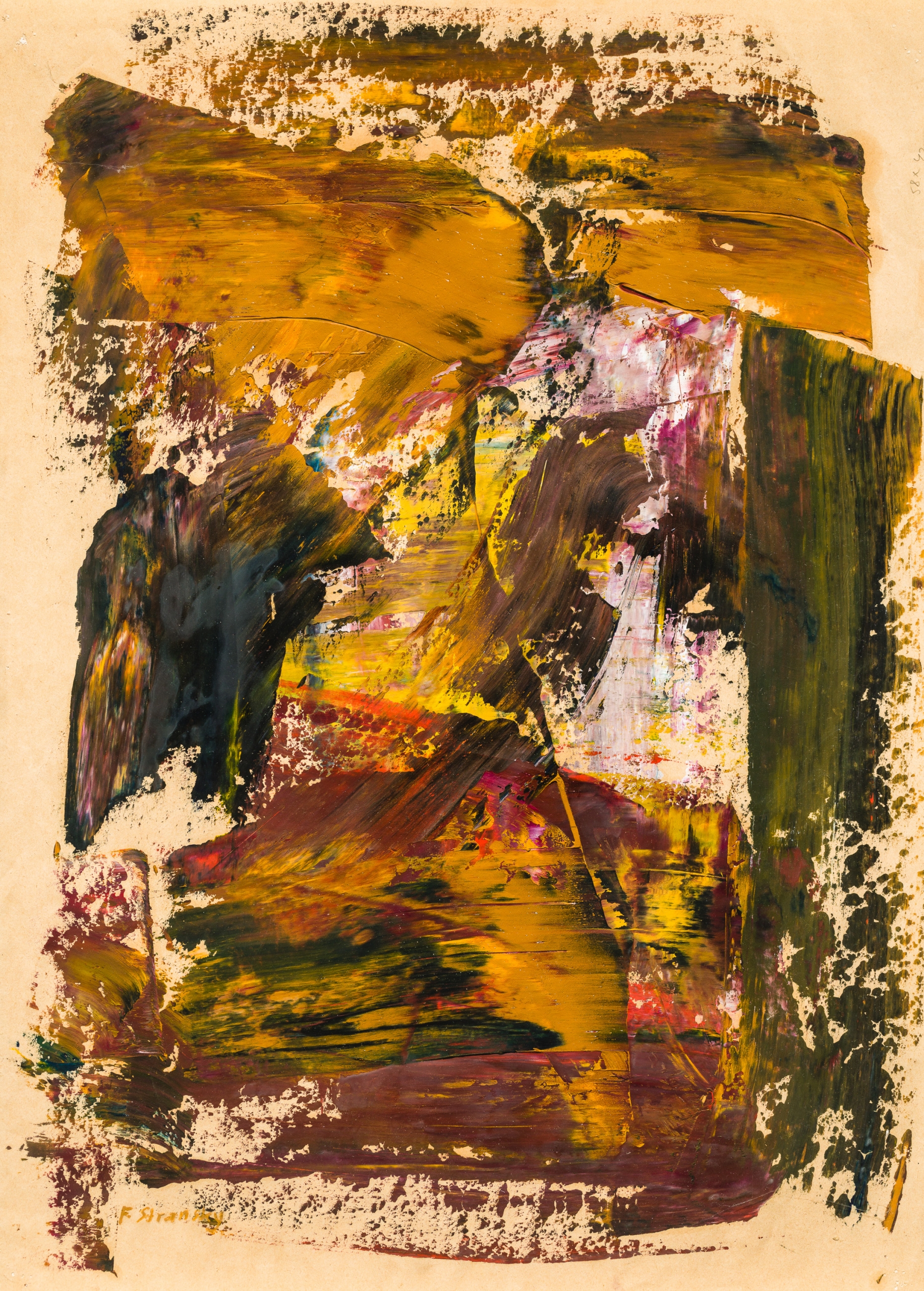 Ferdinand Stransky, Abstrakte Komposition