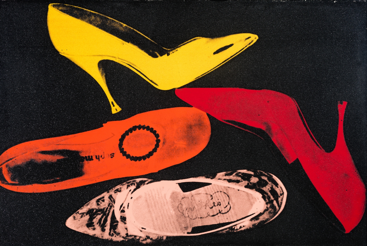 Andy Warhol, Shoes (aus der gleichnamigen 5-teiligen Serie)