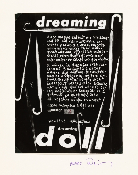 Marc Adrian, Dreaming Doll (Fotomappe in Form eines Leporellos)
