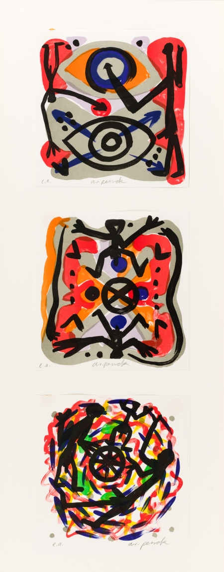 A. R. Penck, Kopenhagen-Suite I (3 Werke)
