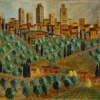 Herbert Breiter, San Gimignano bzw. Dom in Florenz (Zweiseitig)