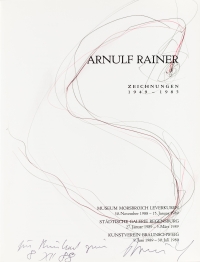 Arnulf Rainer, Ohne Titel (Zwei Zeichnungen)