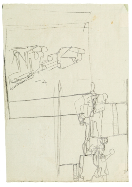 Egon Schiele, Figürliche Studien - teils Umarmungen