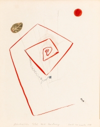 Ernst Caramelle, Abstrakter Titel mit Zeichnung
