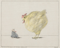 Paul Flora, Der schreckliche Traum vom großen gelben Huhn